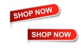 Shop now stickers Royalty Free Stock Photo