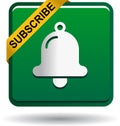 Subscribe now icon web button green Royalty Free Stock Photo