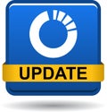Update now web button Royalty Free Stock Photo