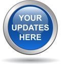 Your updates here web button Royalty Free Stock Photo