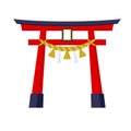 Vector illustration of Japanese New Year object