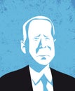 Joe Biden, democratic american candidate, vector illustrations