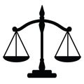 Justice scales Royalty Free Stock Photo