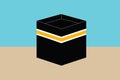 Illustration of kaaba mecca saudi arabia Royalty Free Stock Photo