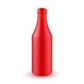 Ketchup bottle isolated on white background Royalty Free Stock Photo
