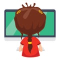 Vector Illustration Of Kids Technology Royalty Free Stock Photo