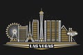Vector illustration of Las Vegas