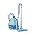 The vector illustration of the ÃÂµlectric vacuum cleaner