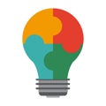 Light bulb, idea symbol. Technology innovation, bussiness