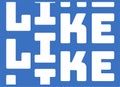 like word art typography concept design