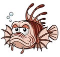 Lionfish cartoon