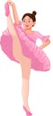 Little girl ballet dancer Royalty Free Stock Photo