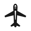 Vector illustration, logo, airplane icon. tourism and travel. Royalty Free Stock Photo