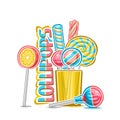 Vector illustration of Lollipops