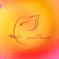 Vector Illustration of Lord Ganpati abstract background for Ganesh Chaturthi festival of India Royalty Free Stock Photo