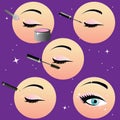 Vector illustration of make-up