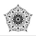 Vector illustration of Mandalas Decorative round ornaments