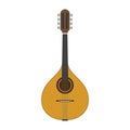 Vector illustration of a mandolin isolated on white background Royalty Free Stock Photo