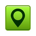 Map pin pointer icon button Royalty Free Stock Photo
