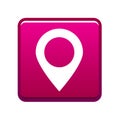 Map pin pointer icon button Royalty Free Stock Photo