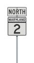 Maryland State Highway road sign