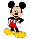 Vector illustration of Mickey Mouse