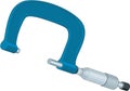 Micrometer Vector Illustration Royalty Free Stock Photo