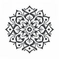 Floral Mandala Stamp: Personal Iconography In Khmer Art Style