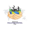 National pollution control day banner