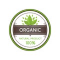 Vector illustration of Natural Organic Ingredients