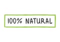 Natural Product. Ecological Lifestyle. Nature Ingredients. Vector Illustration