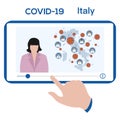 Coronavirus nCoV COVID-19 People Info Italy News