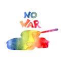 Vector illustration -- no war