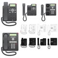 Vector illustration of office telephones Royalty Free Stock Photo