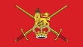 Flag of the British Army Royalty Free Stock Photo