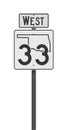 Oklahoma State Highway road sign