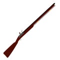 Musket rifle old Royalty Free Stock Photo