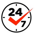 24 hour clock icon