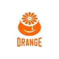 orange fruit and cup Vector