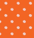 Vector illustration of Orange fruit seamless design
