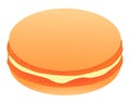 Vector illustration of macaroon