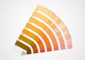 Orange colors guide Royalty Free Stock Photo