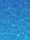 Vector pool or ocean water caustic texture background Royalty Free Stock Photo