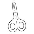 Outline doodle scissors