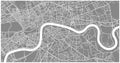 Vector illustration outline of London city map Royalty Free Stock Photo