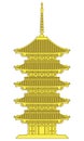 Vector illustration pagoda