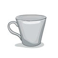 Vector illustration painted cup Royalty Free Stock Photo
