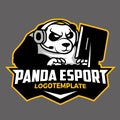 Panda Esport Gaming Logo Template