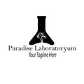 Paradise Laboratorium Logo Royalty Free Stock Photo