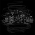 Vector illustration of Paris